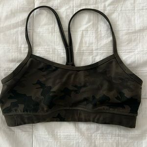 Camo Flow Y Bra